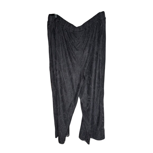Dennis Basso Women's Pants Sz 3XP Regular Fully Lined Lace Black A675075 - Picture 1 of 14